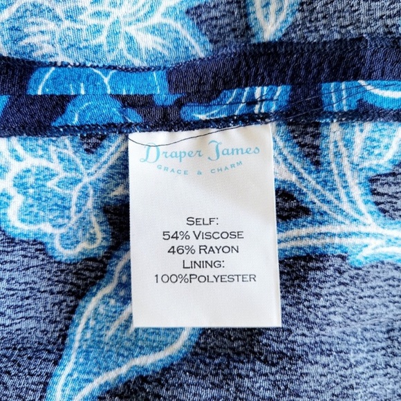 DRAPER JAMES Geranium Print Tie Sleeve Dress - Picture 11 of 15